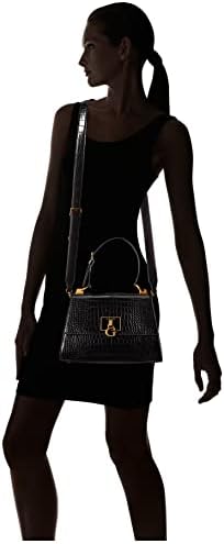 Sac Bandoulière Guess Femme Stephi Croc Print Black