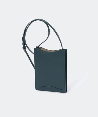 A.P.C. POCHETTE TOUR DE COU EN CUIR LISSE JAMIE