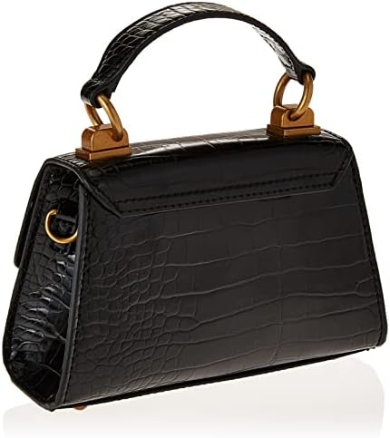 Sac Bandoulière Guess Femme Stephi Croc Print Black