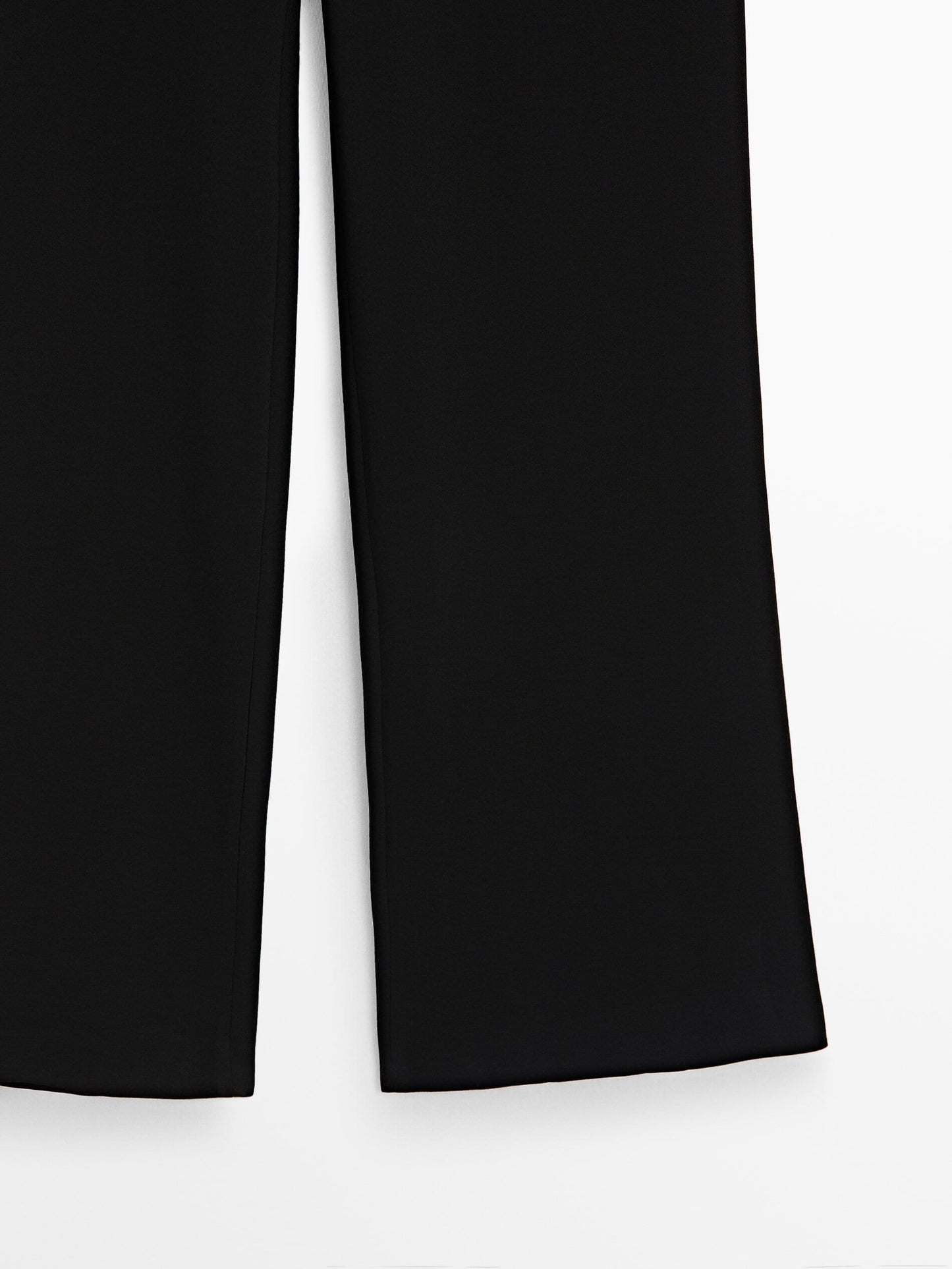 PANTALON STRAIGHT EN CRÊPE ENSEMBLE MASSIMO DUTTI