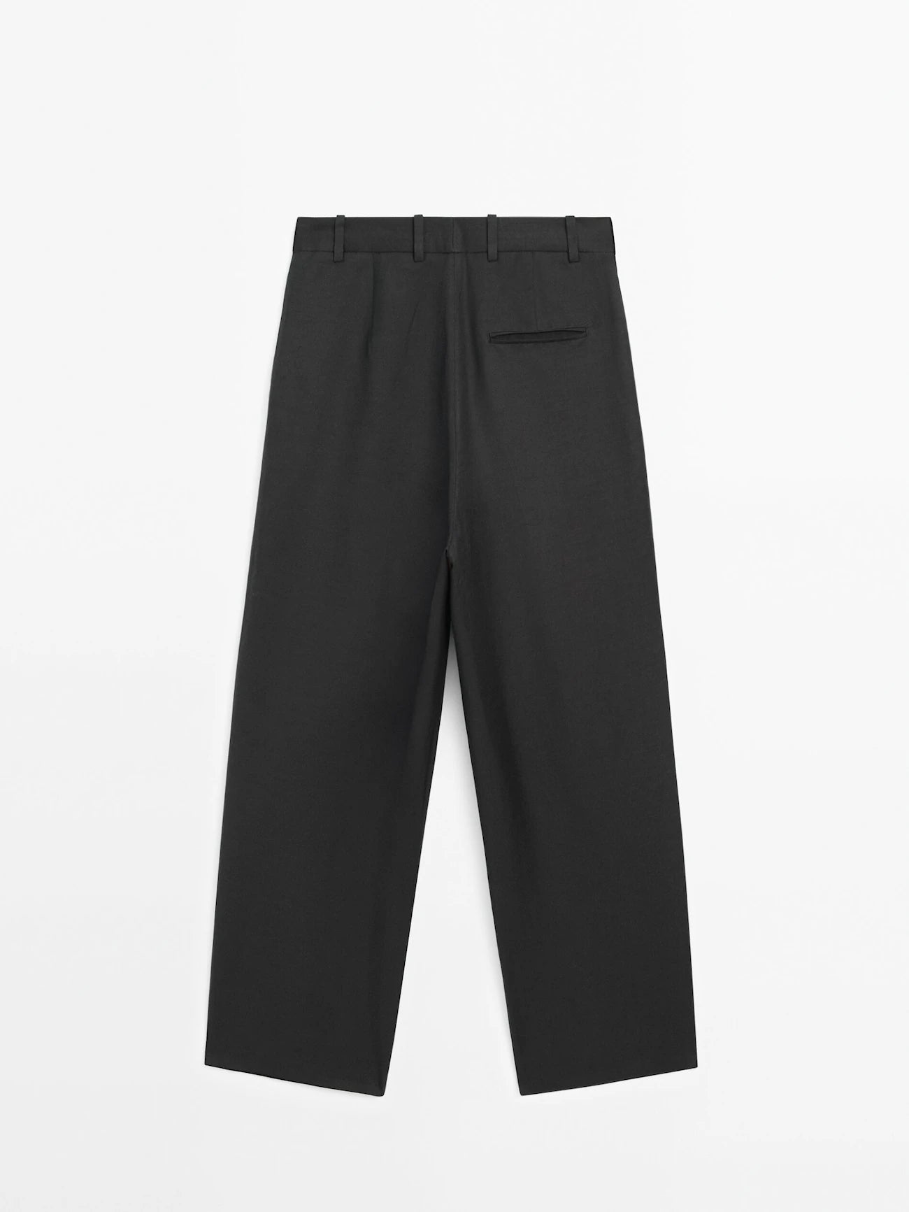 PANTALON DE COSTUME AVEC LIN MASSIMO DUTTI