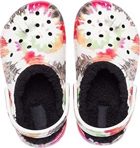 CROCS CLASSIC LINED TIE-DYE CLOG K SABOTS MIXTE