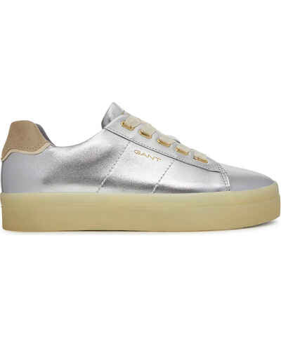BASKETS EN CUIR