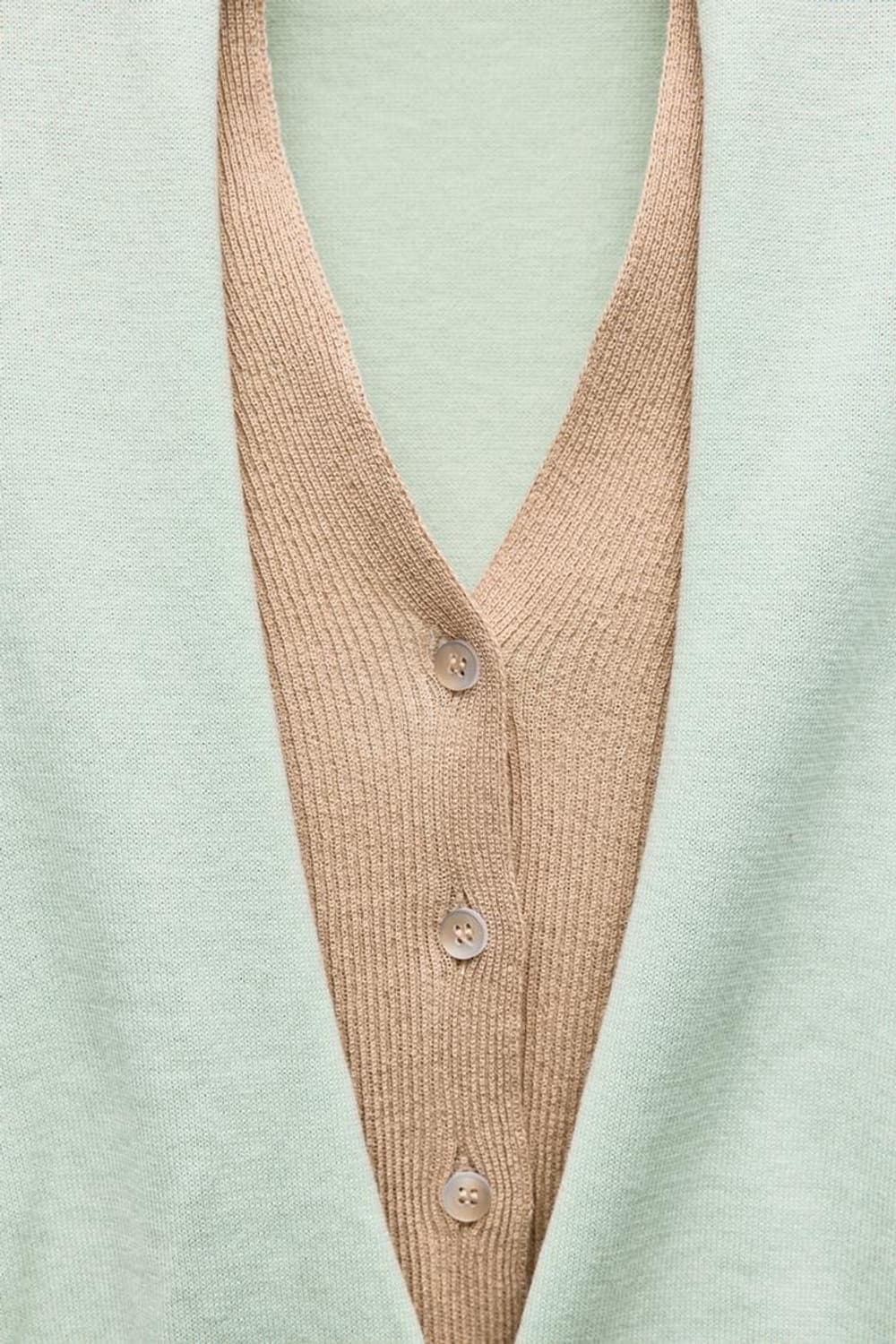 CARDIGAN EN MAILLE FINE
