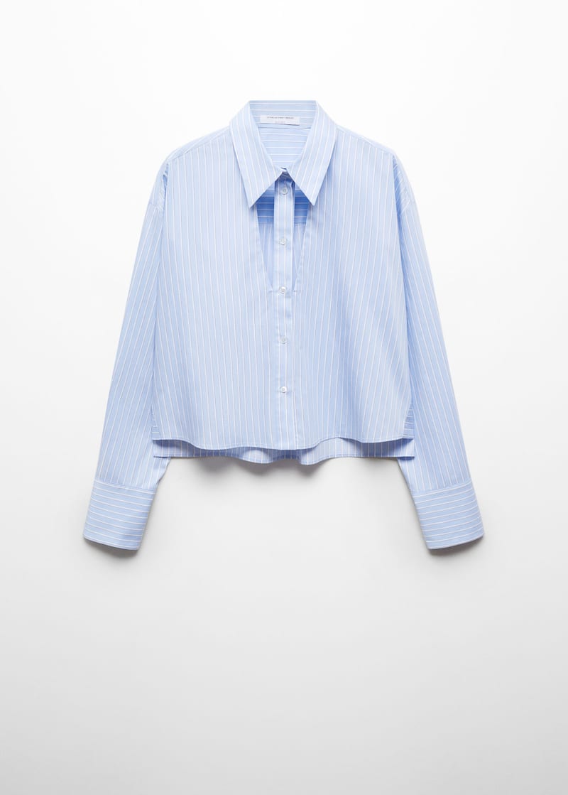 Chemise Rayures Cut-Out VICTORIA BECKHAM X MANGO