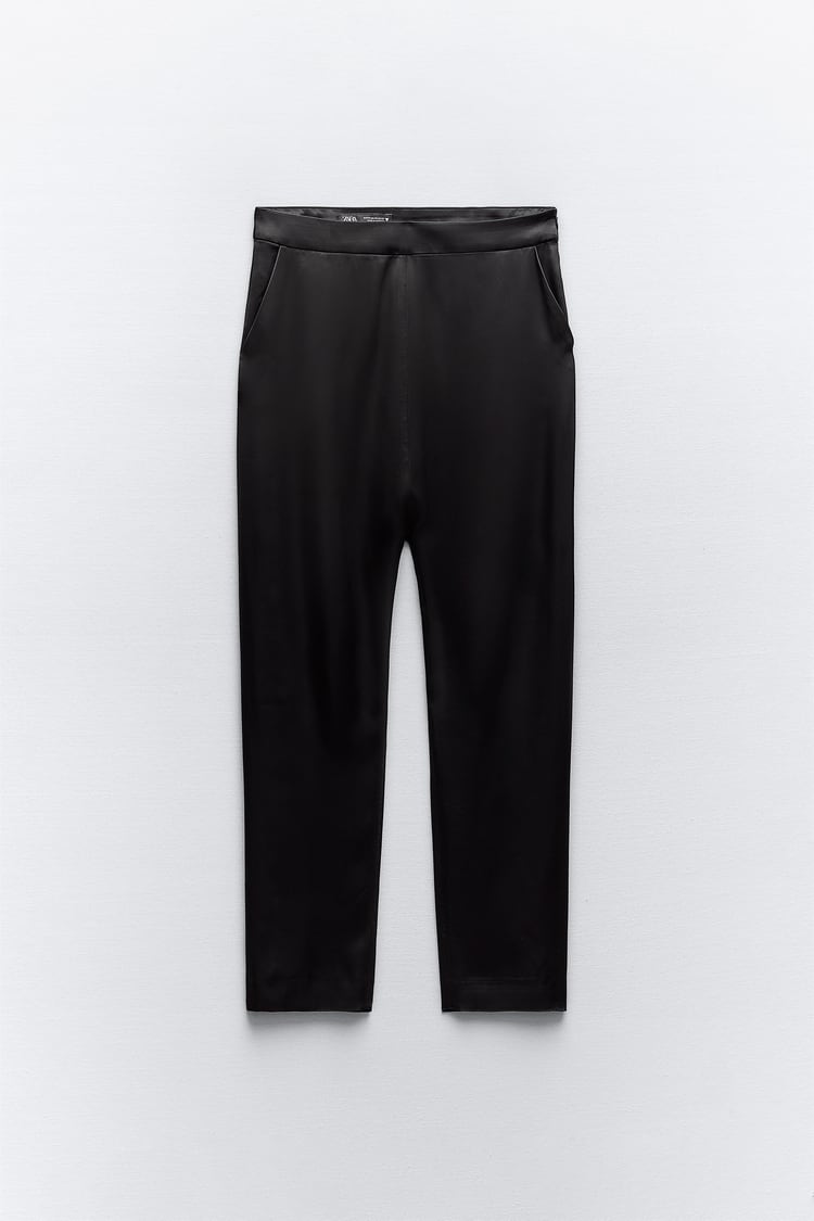 PANTALON AMPLE SATINÉ