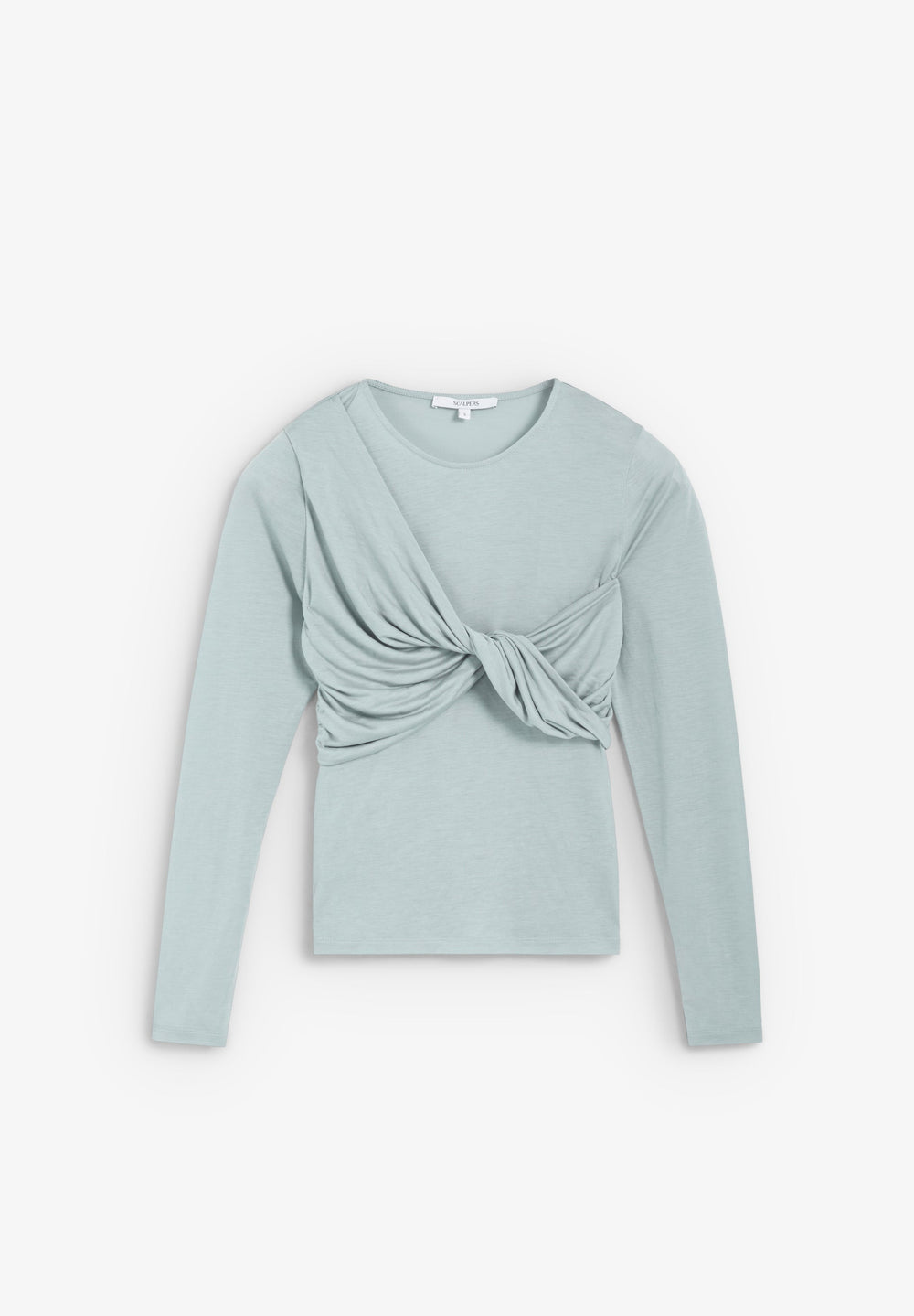 LYOCELL T-SHIRT WITH KNOT