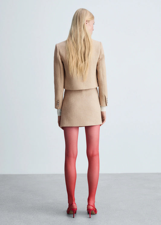 VESTE CROP BOUTONS