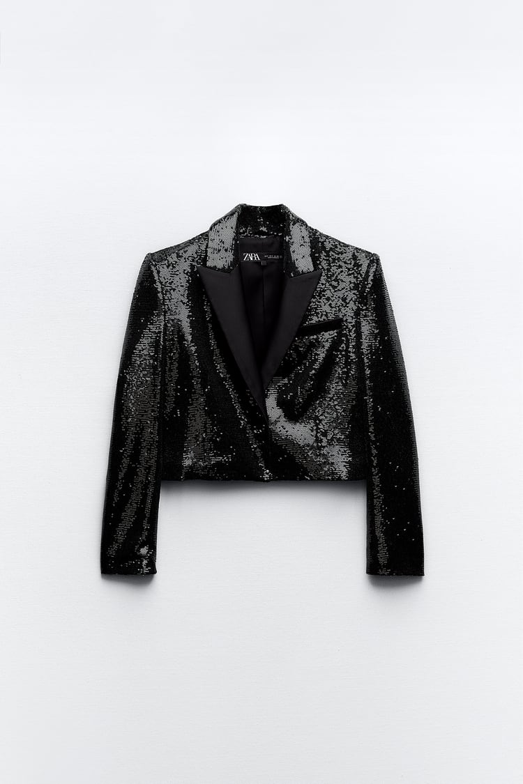 BLAZER DE SMOKING BIMATIĖRE À PAILLETTES