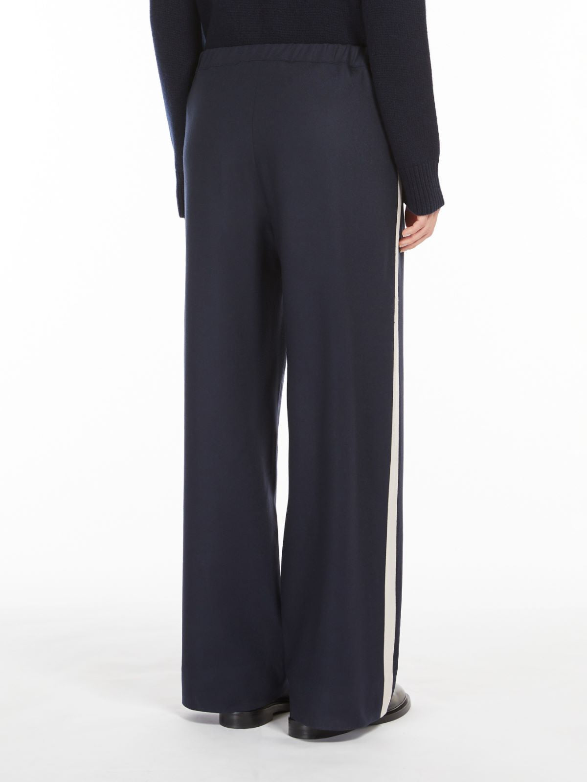 MAX MARA SOFT FLANNEL TROUSERS SANS CORDON