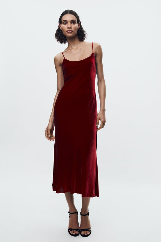 Robe Style Lingerie En Velours Collection ZW