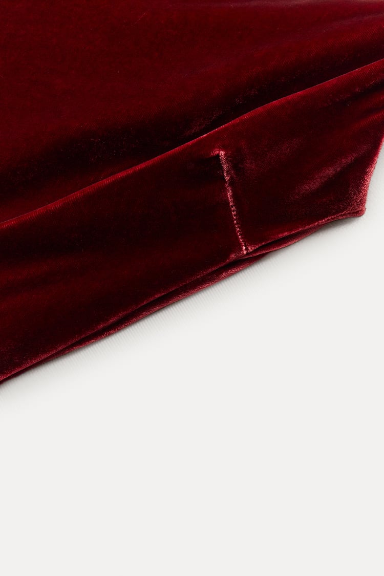 Robe Style Lingerie En Velours Collection ZW