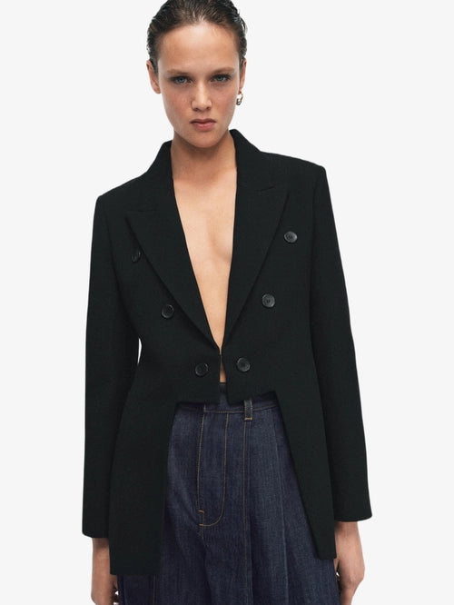 JEAN LARGE À PLIS TAILLE HAUTE