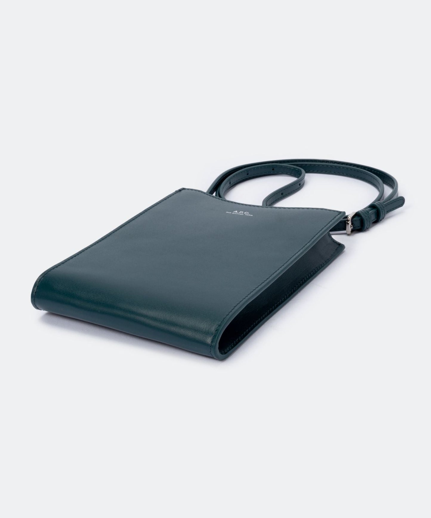 A.P.C. POCHETTE TOUR DE COU EN CUIR LISSE JAMIE