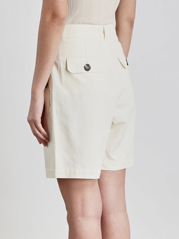 SHORT EN COTON ET LIN