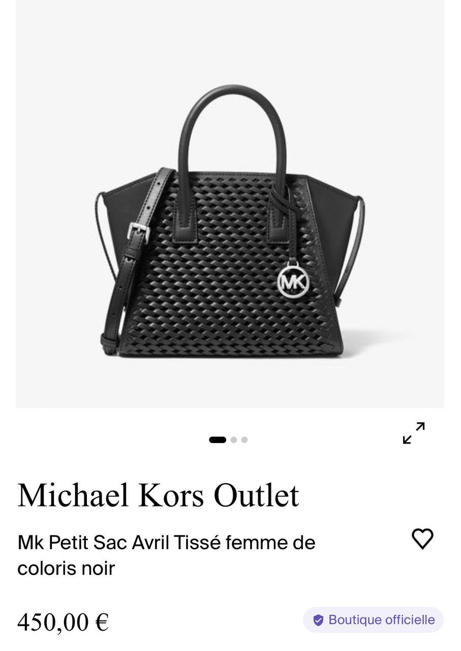 MICHAEL KORS PETIT SAC AVRIL TISSÉ