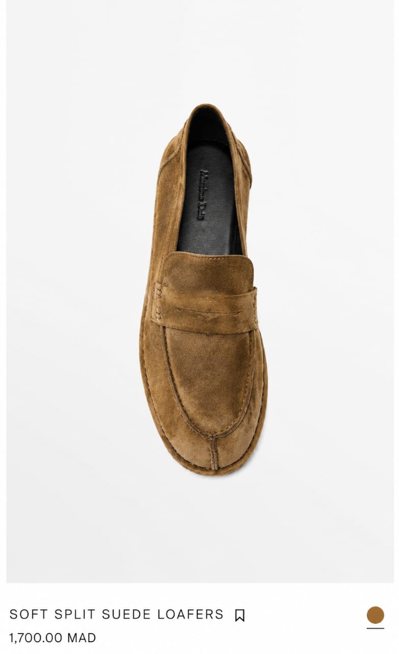 SOFT SPLIT SUEDE LOAFERS