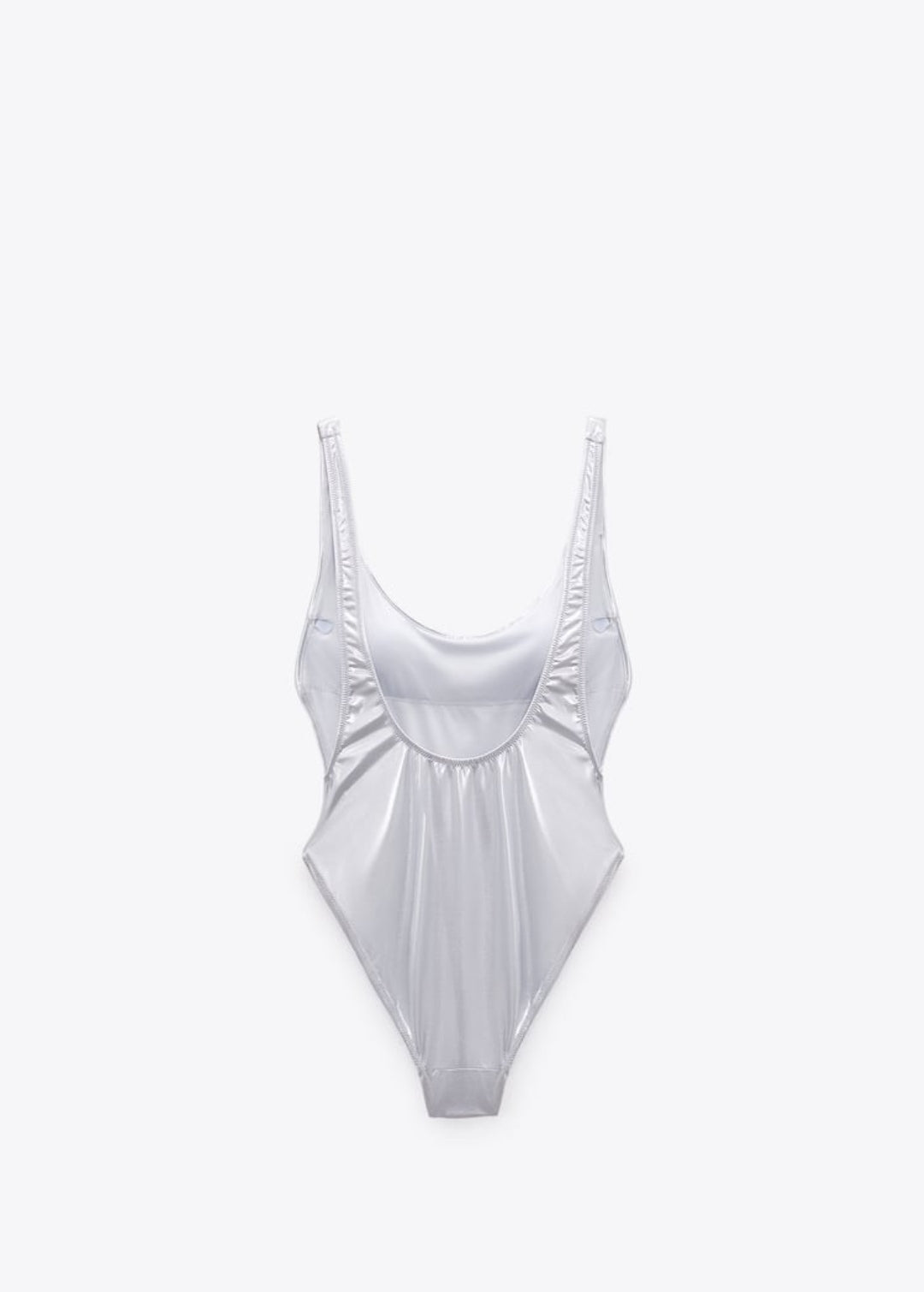 MAILLOT DE BAIN MÉTALLISÉ ARGENTÉ