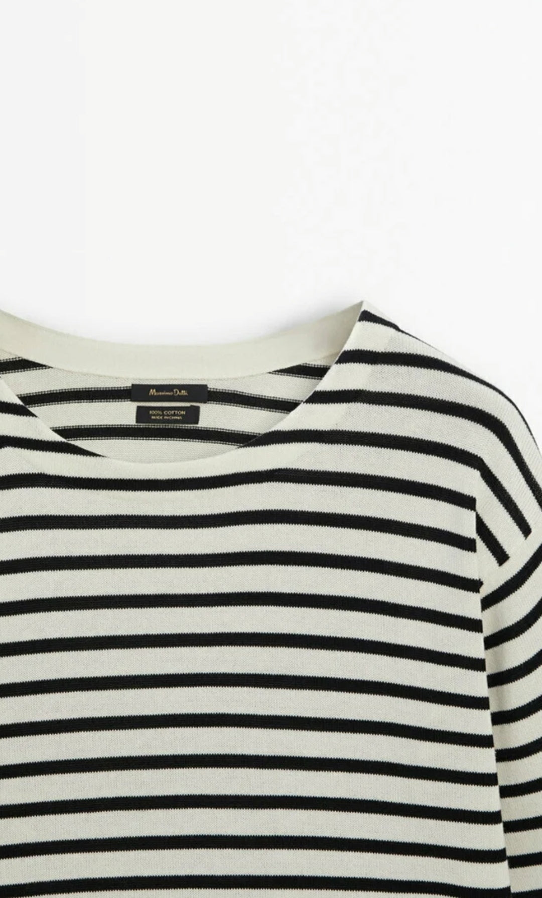 PULLOVER STRIPED CREW NECK MASSIMO DUTTI