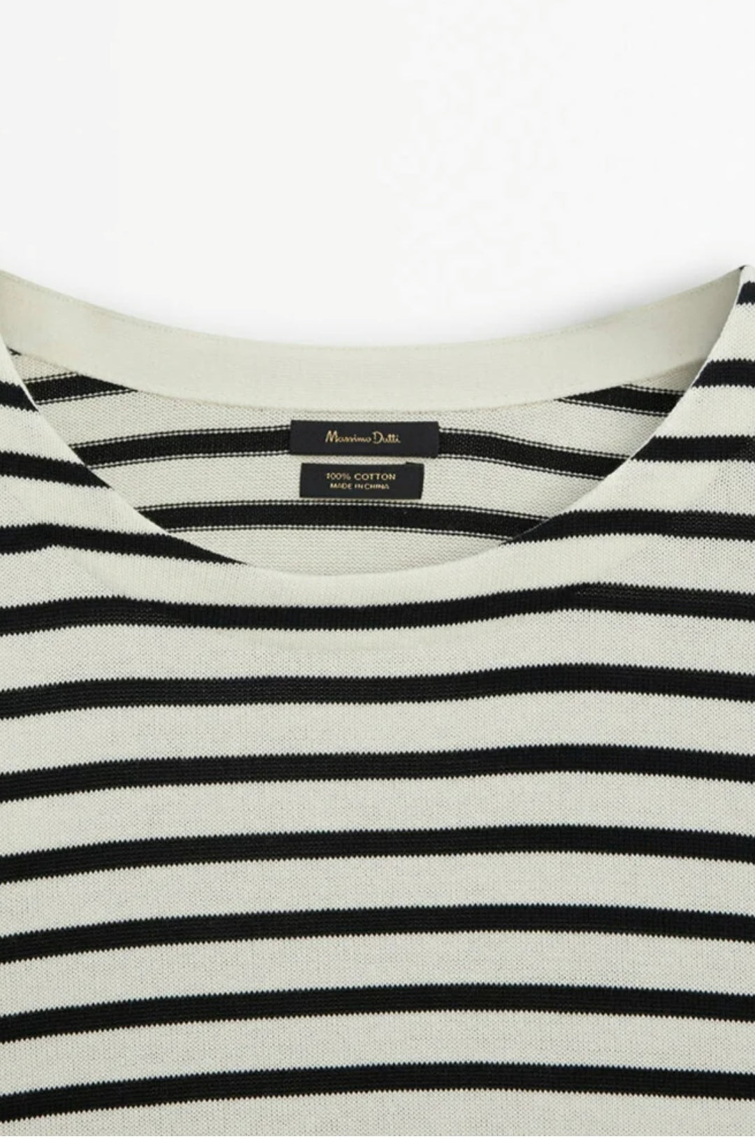 PULLOVER STRIPED CREW NECK MASSIMO DUTTI