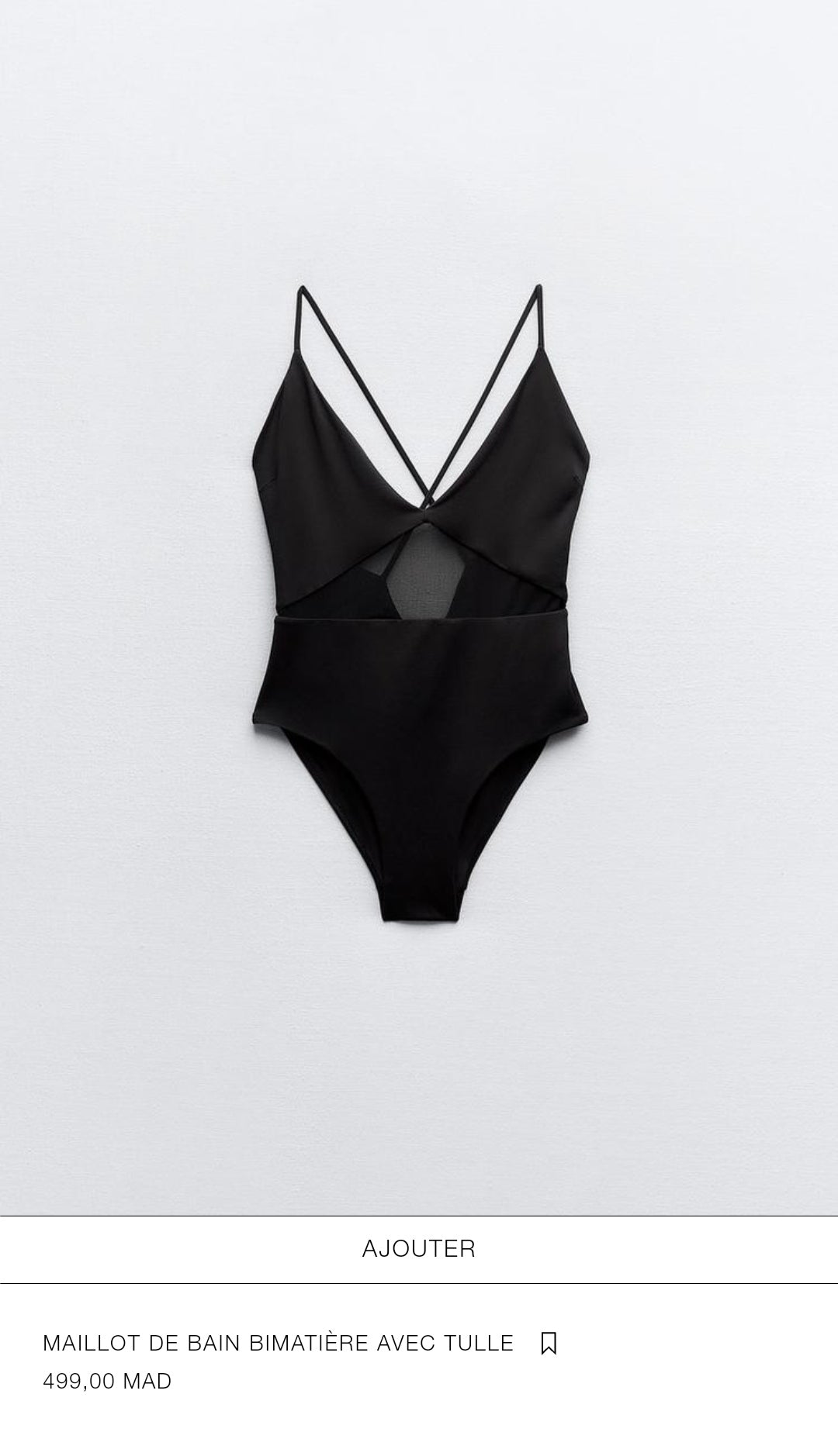 MAILLOT DE BAIN BIMATIĖRE AVEC TULLE