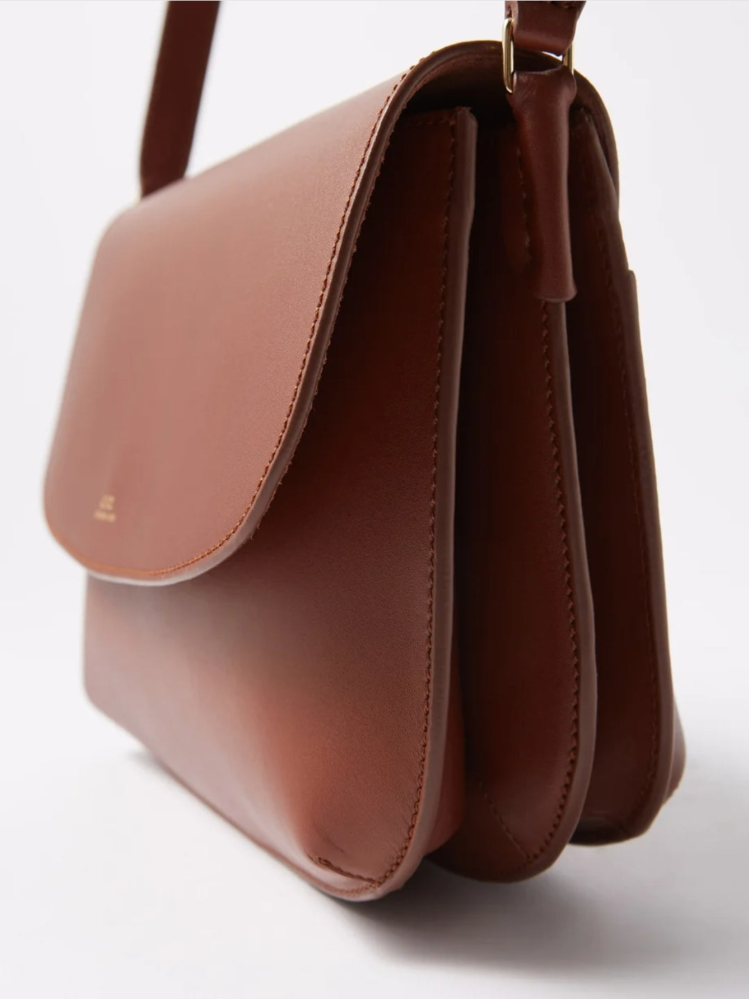 A.P.C SARAH SHOULDER NOISETTE BAG