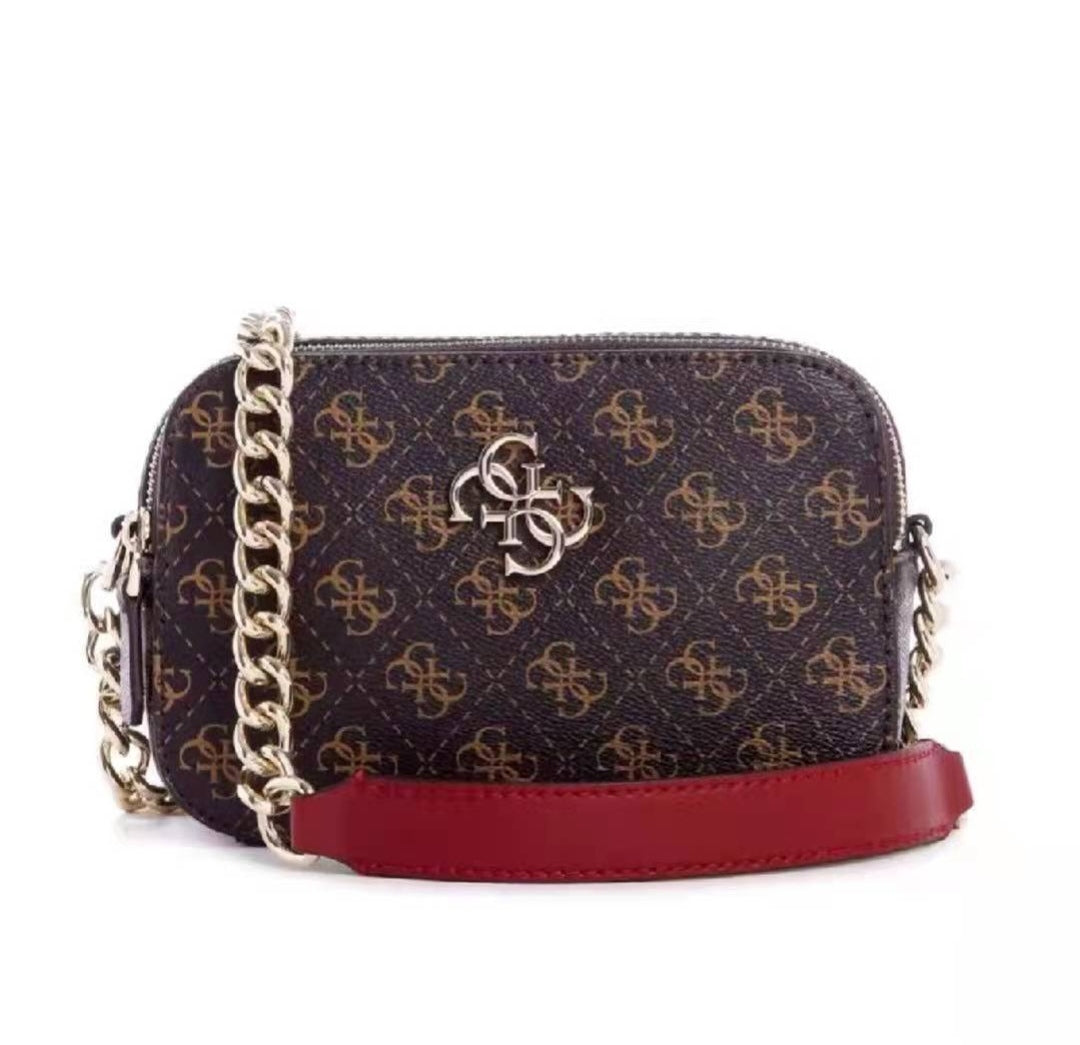 Sac Bandoulière Guess Brown Marron Clair