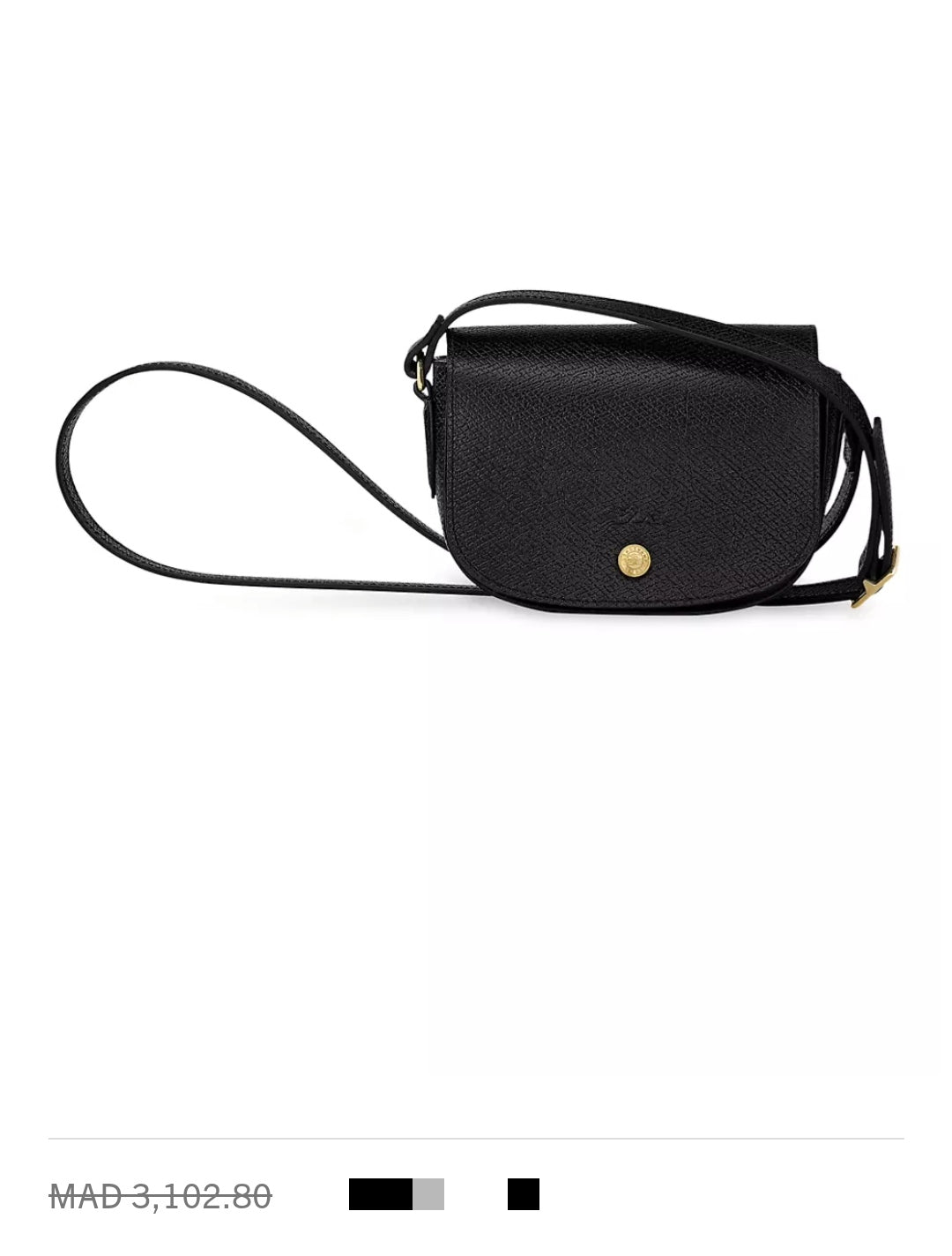 SAC LONGCHAMP ÉPURE S CROSSBODY BAG Black - Leather