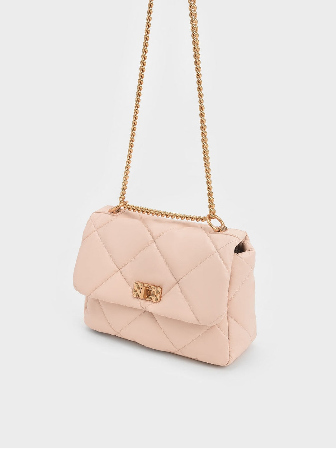 CHARLES & KHEITH Sac Porté Épaule Rembourré Paffuto Pink