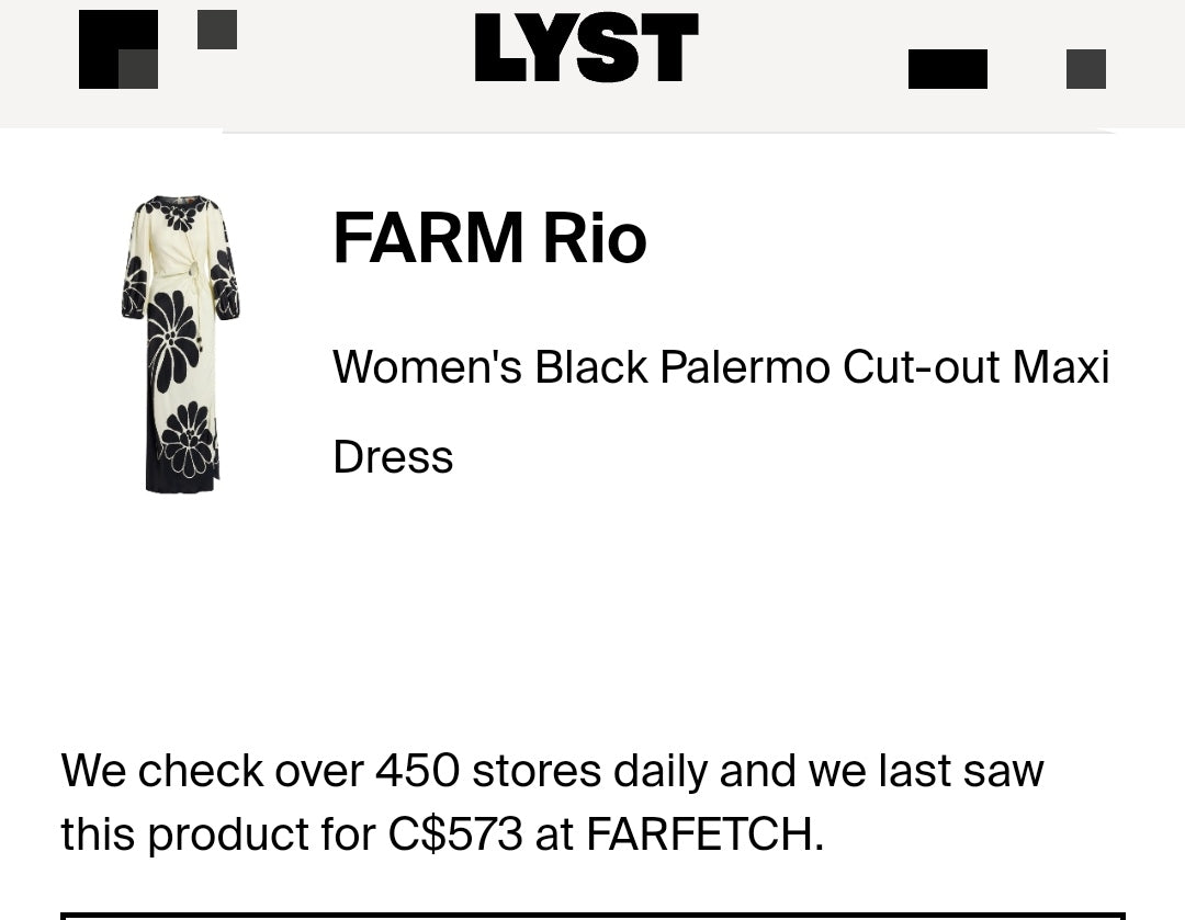 FARM RIO Black Palermo Cut Out Lenzing™ Ecovero™ Viscose Maxi Dress