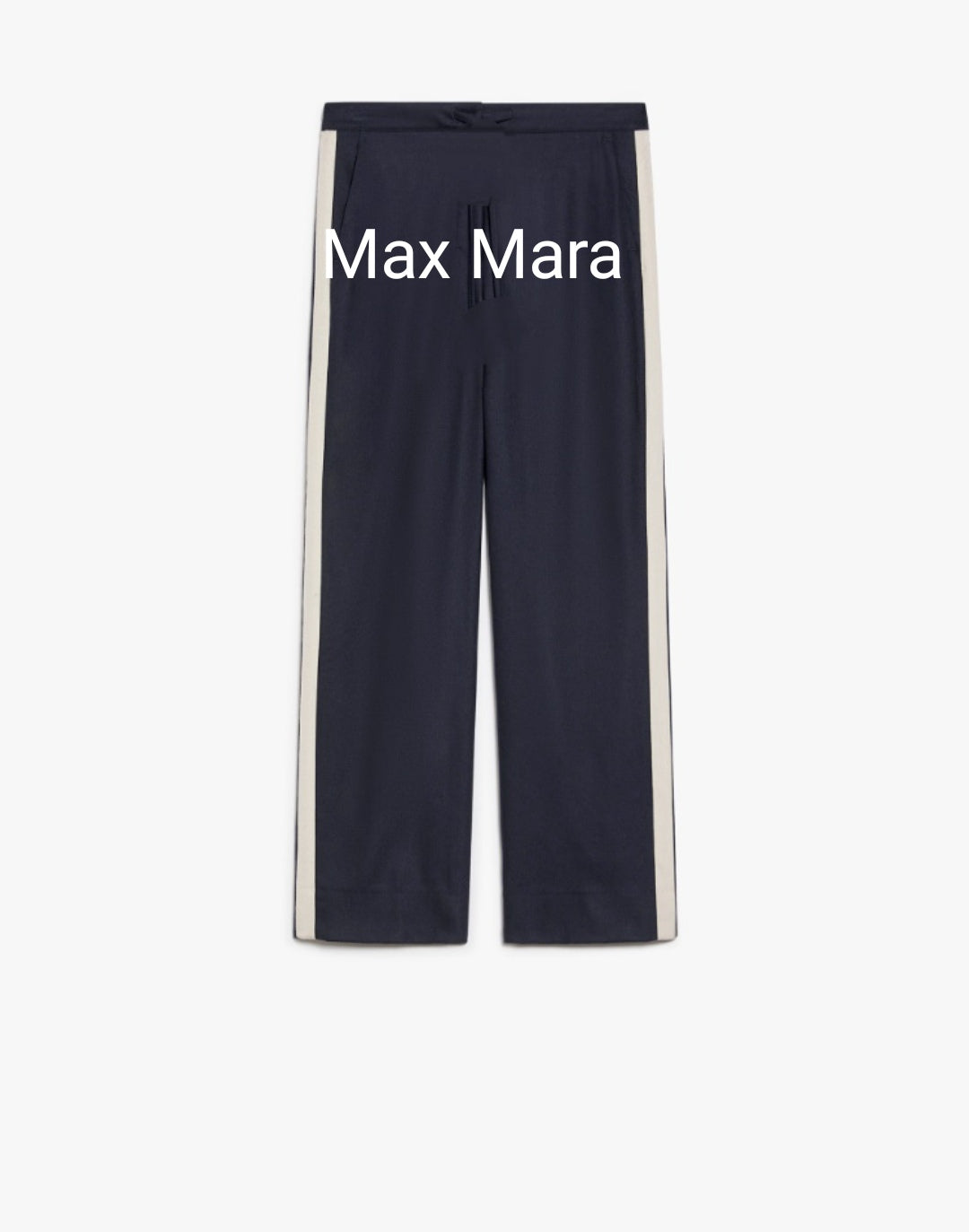 MAX MARA SOFT FLANNEL TROUSERS SANS CORDON