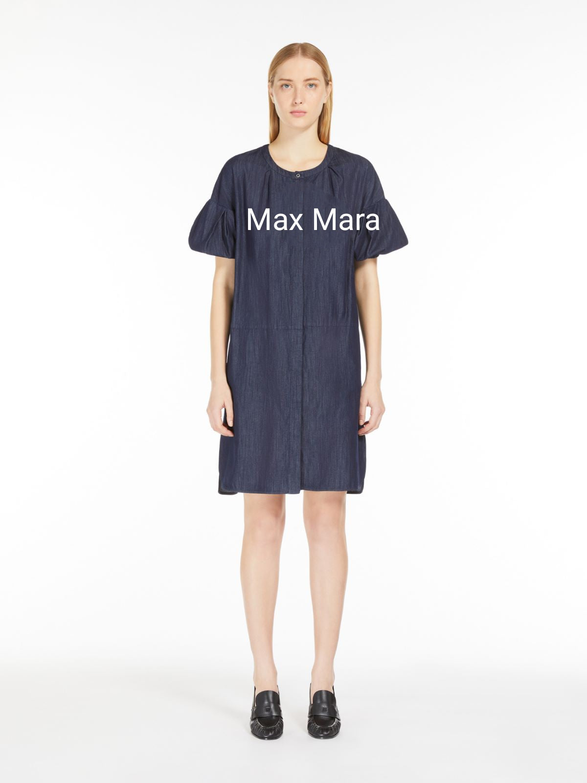 MAX MARA SHORT LIGHTWEIGHT DENIM DRESS