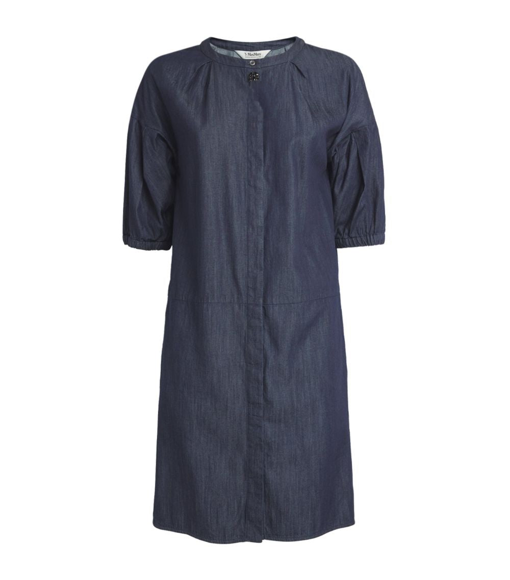 MAX MARA SHORT LIGHTWEIGHT DENIM DRESS