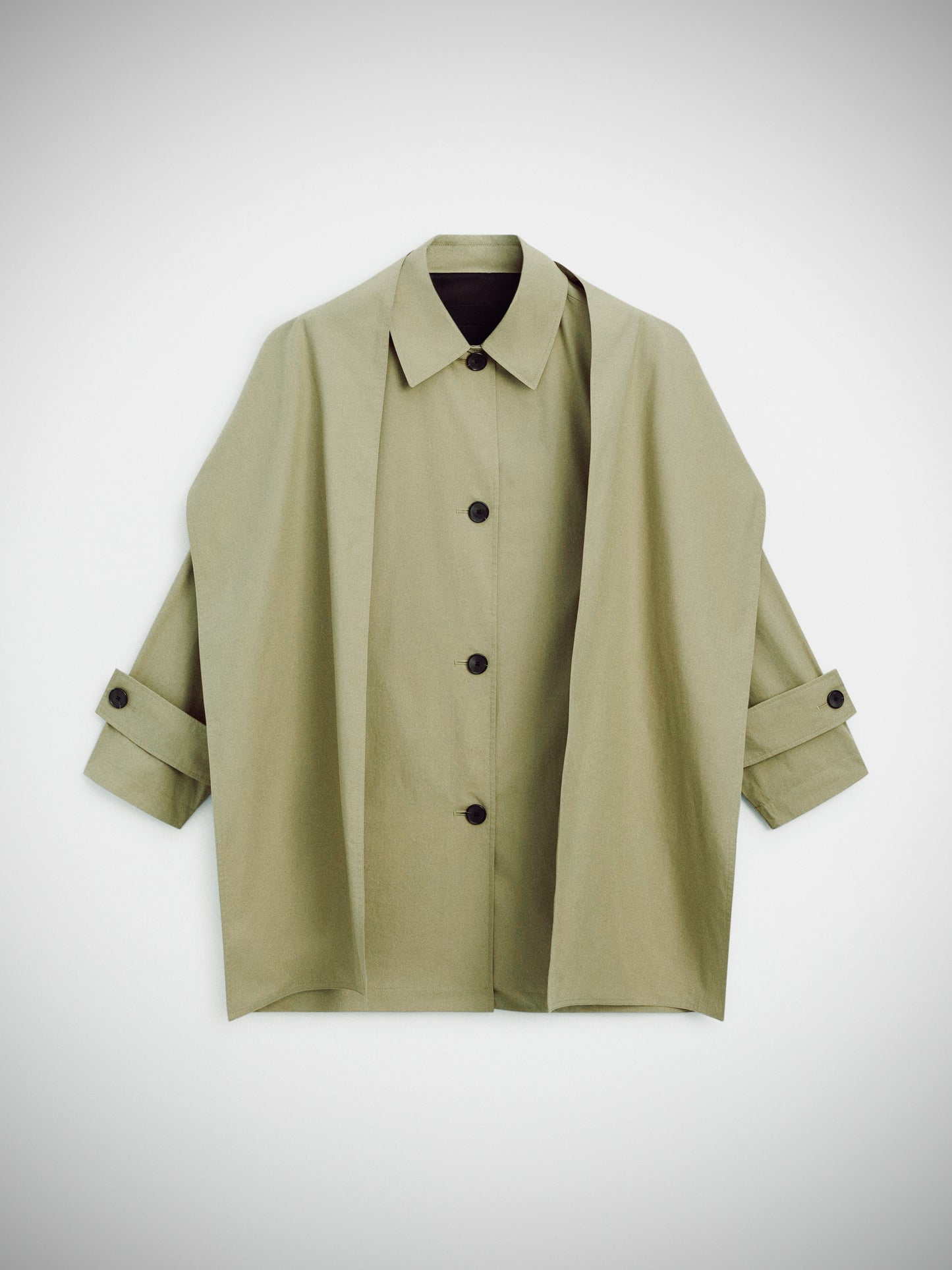 TRENCH COTON AVEC ÉCHARPE MASSIMO DUTTI