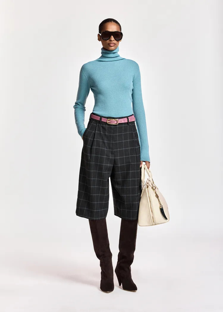 CHECK BERMUDA SHORTS