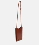 A.P.C. POCHETTE TOUR DE COU EN CUIR LISSE JAMIE
