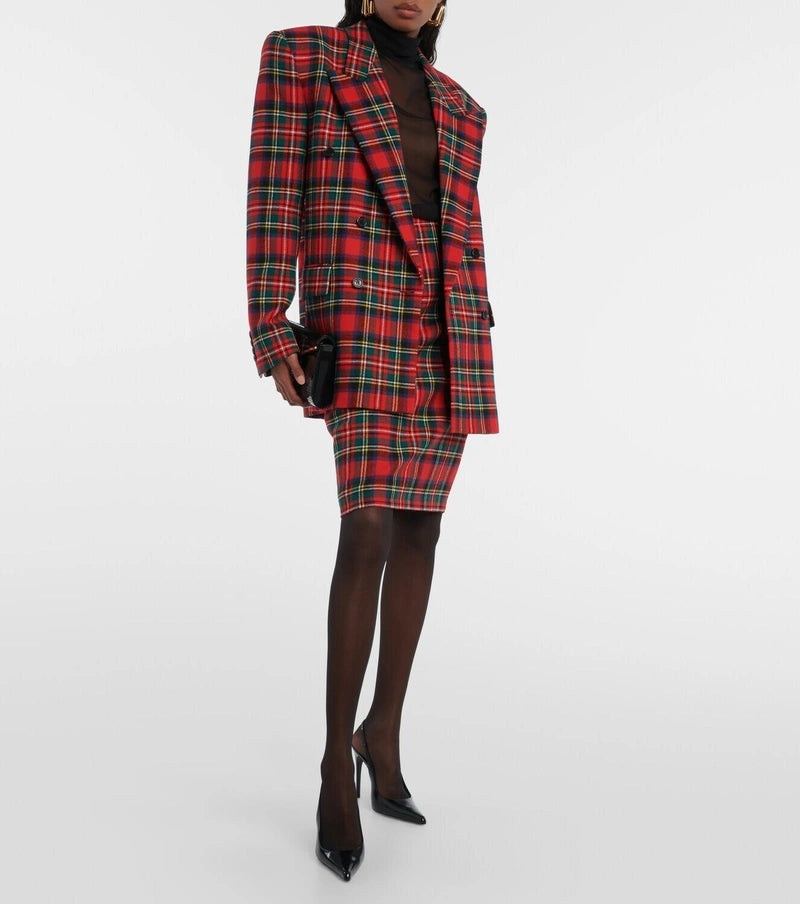 VESTE À CARREAUX TARTAN SFERA