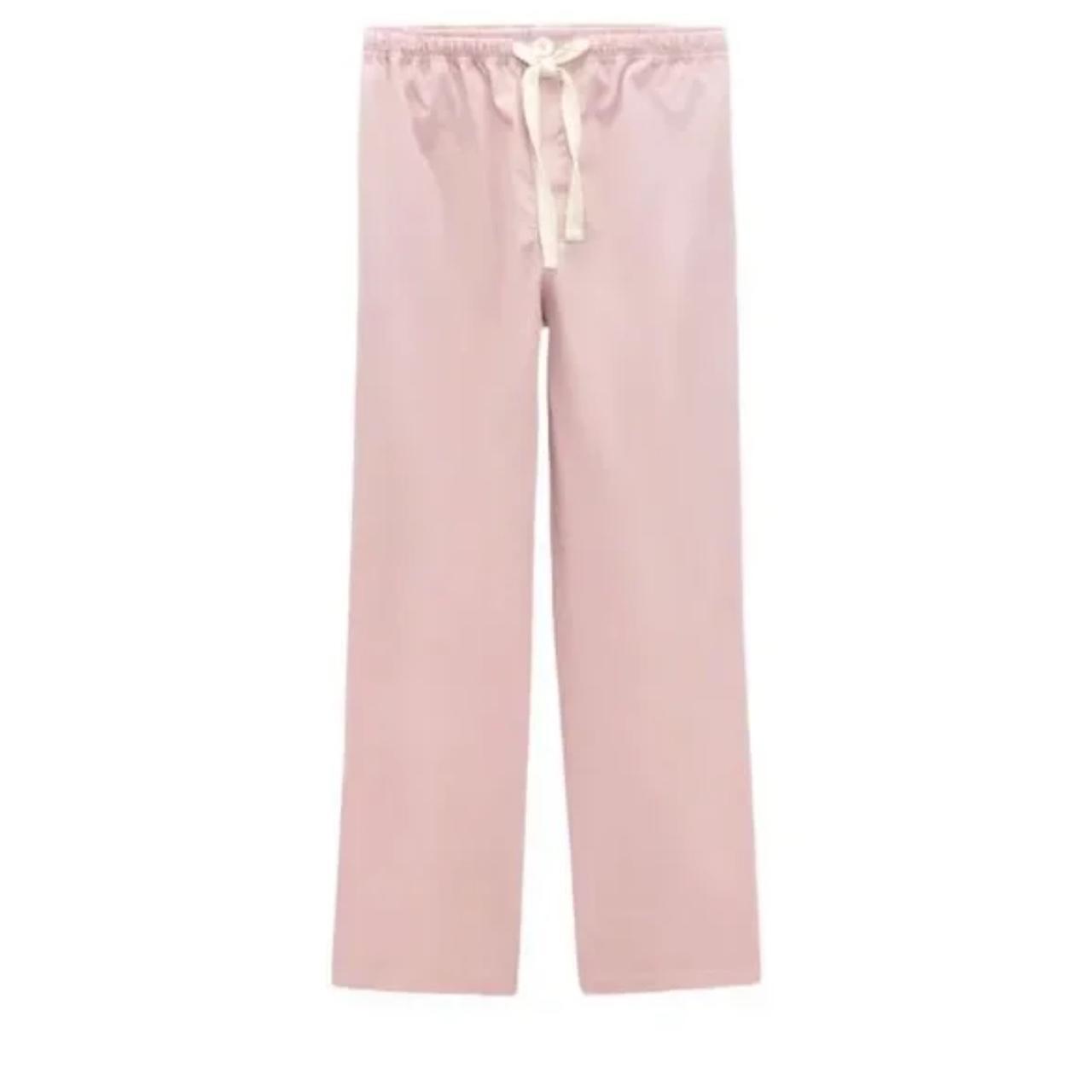 PANTALON STYLE PYJAMA EN POPELINE