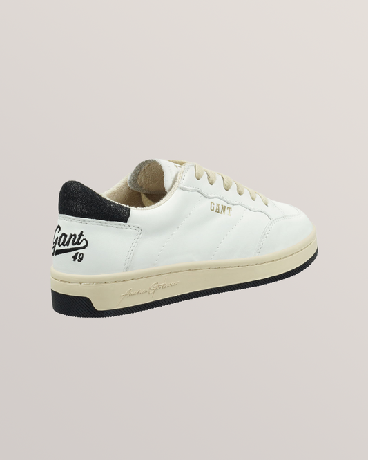 BASKETS EN CUIR