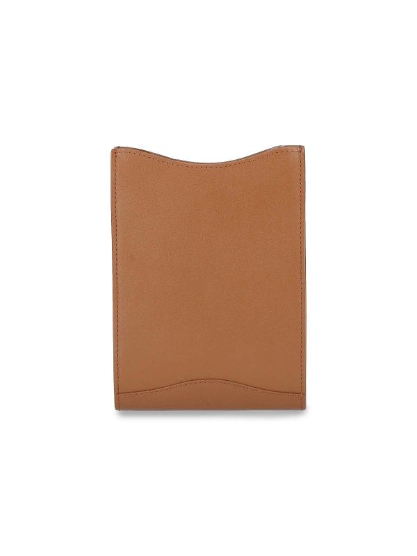 A.P.C. POCHETTE TOUR DE COU EN CUIR LISSE JAMIE