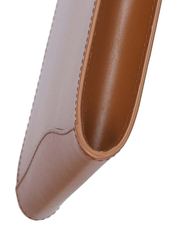A.P.C. POCHETTE TOUR DE COU EN CUIR LISSE JAMIE