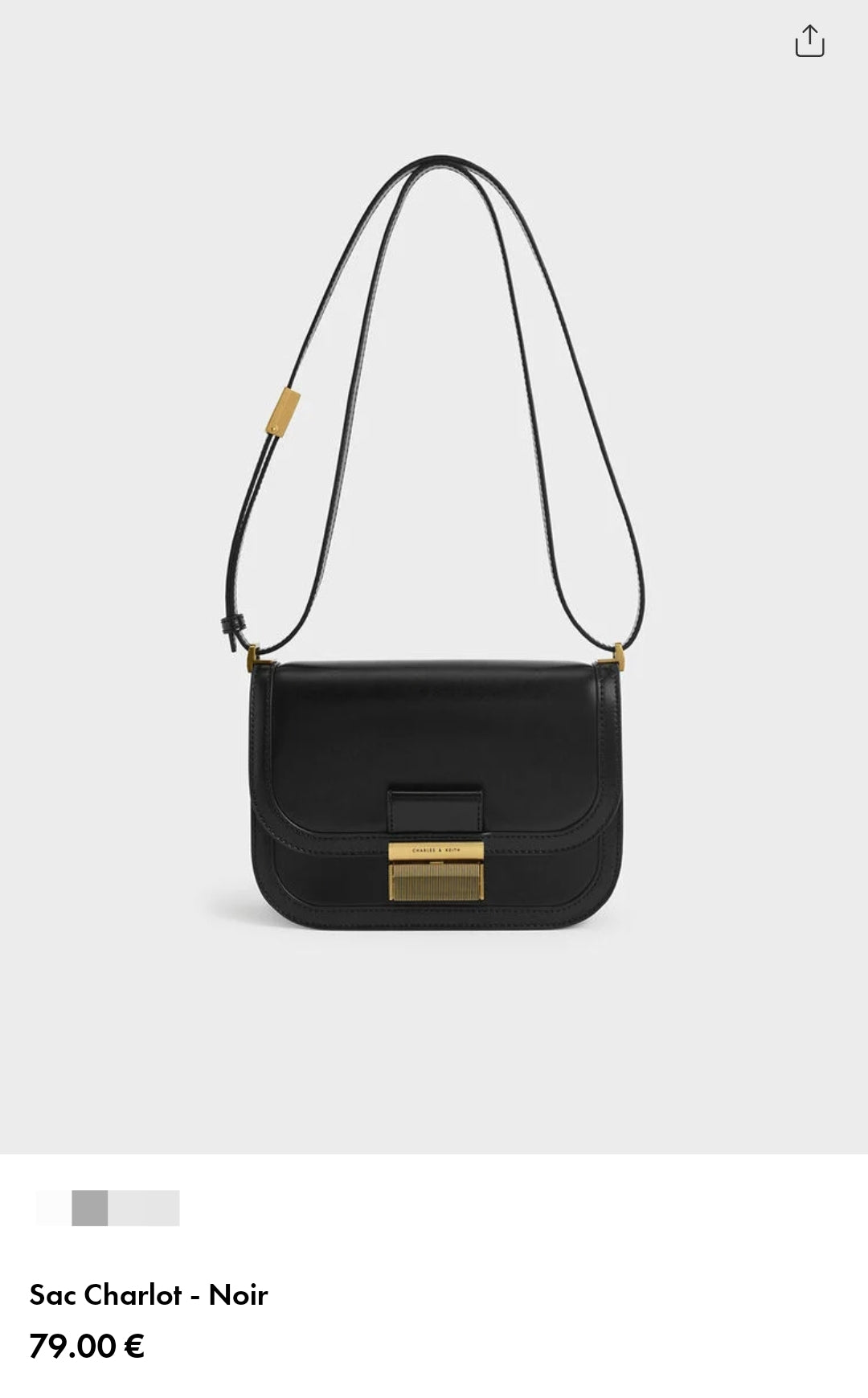 CHARLES & KHEITH Sac Charlot - Noir