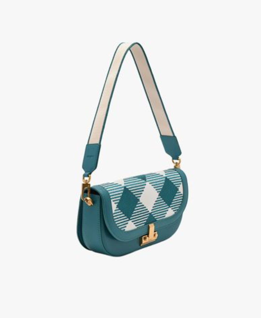 PEDRO Studio Millie Woven Shoulder Bag – Teal