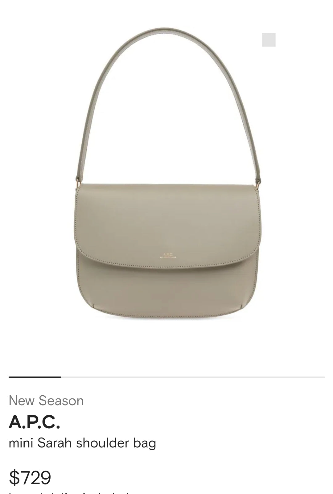 A.P.C. SARAH SHOULDER BAG