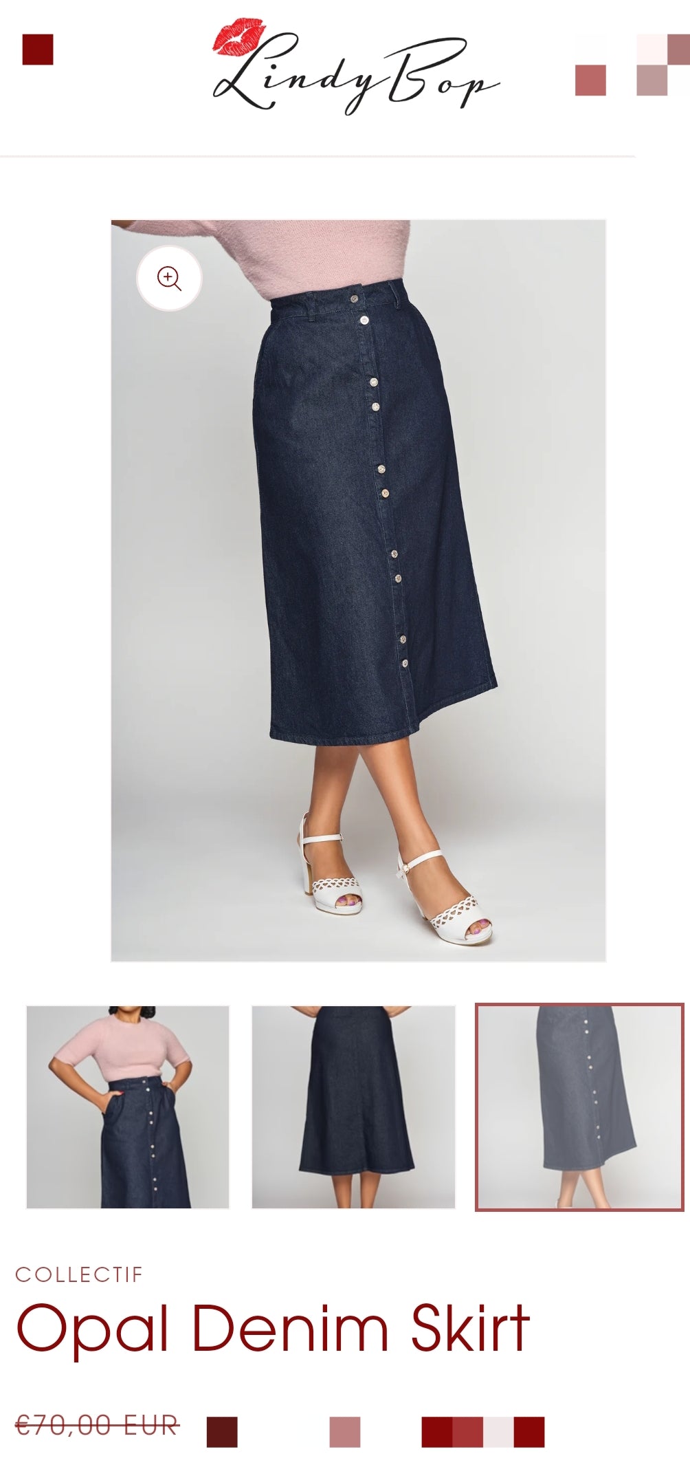 OPAL DENIM SKIRT