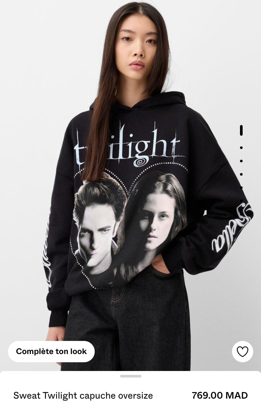 SWEAT TWILIGHT CAPUCHE OVERSIZE