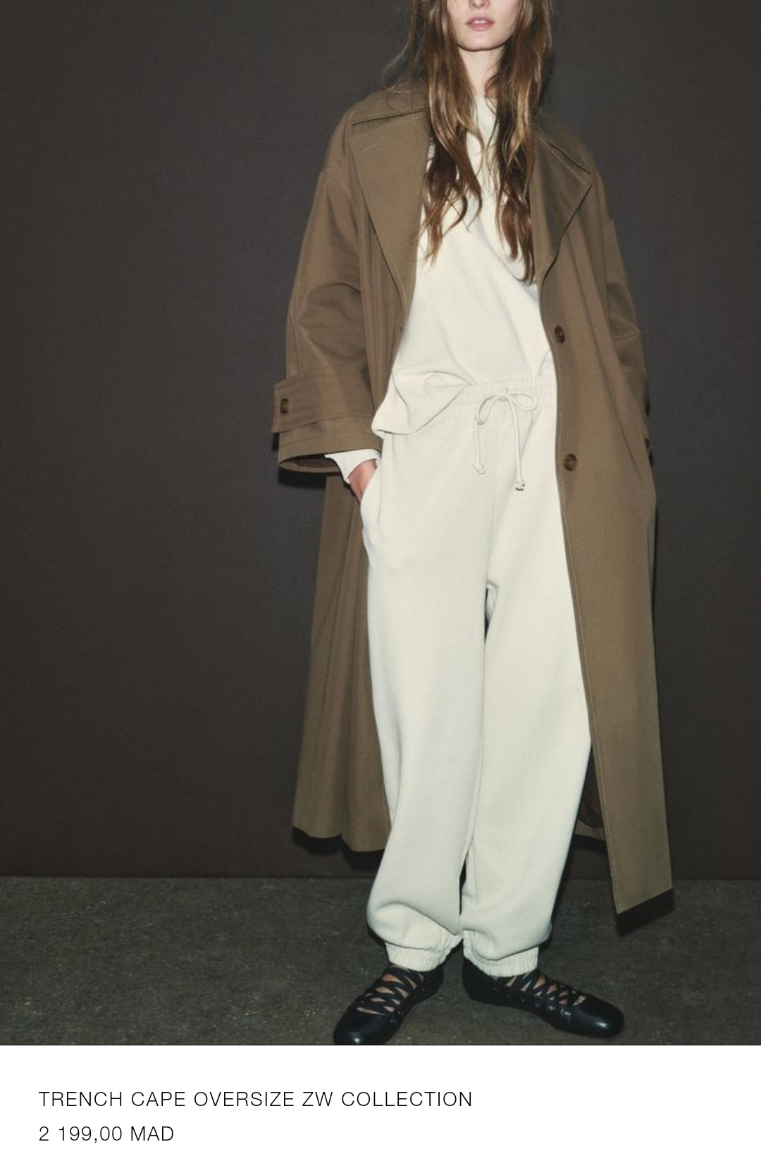 TRENCH CAPE OVERSIZE ZW COLLECTION