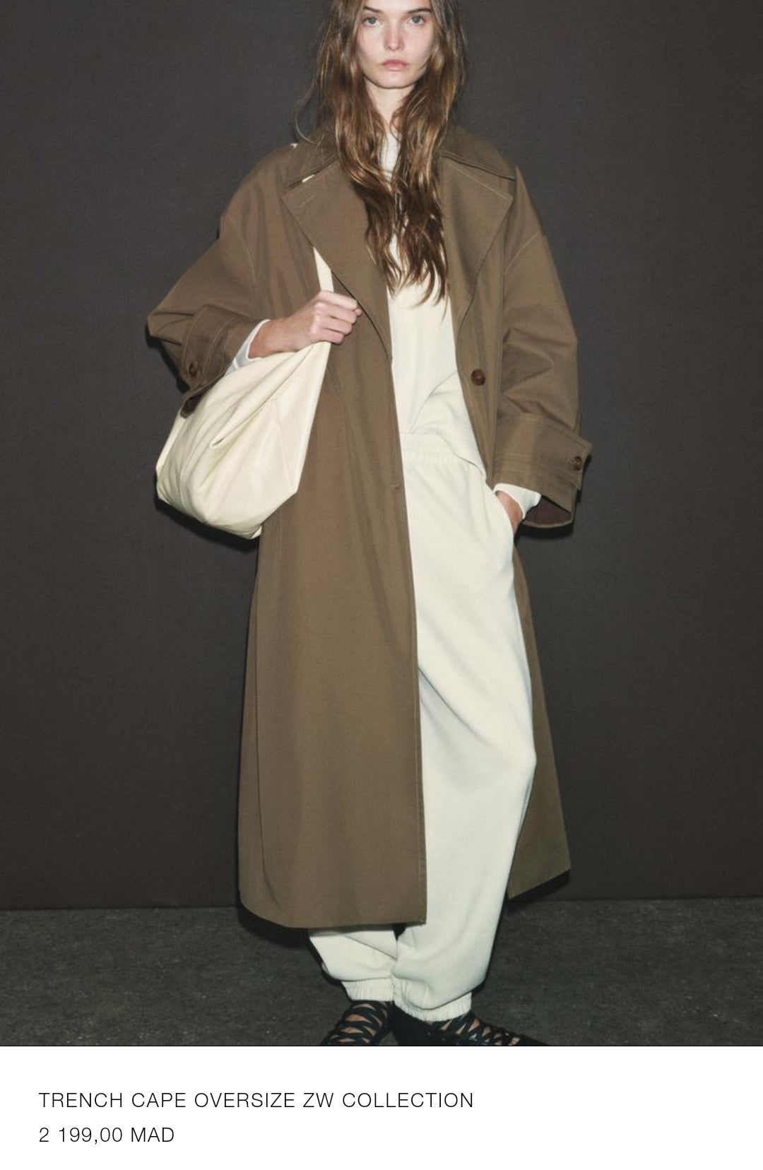 TRENCH CAPE OVERSIZE ZW COLLECTION