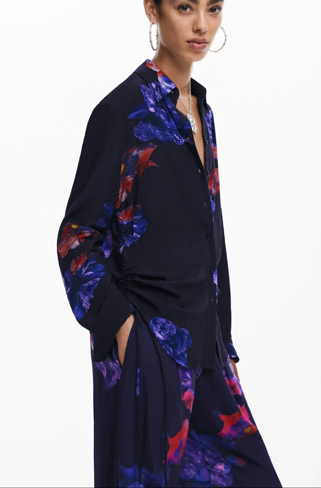 DESIGUAL CHEMISE FLUIDE À FLEURS