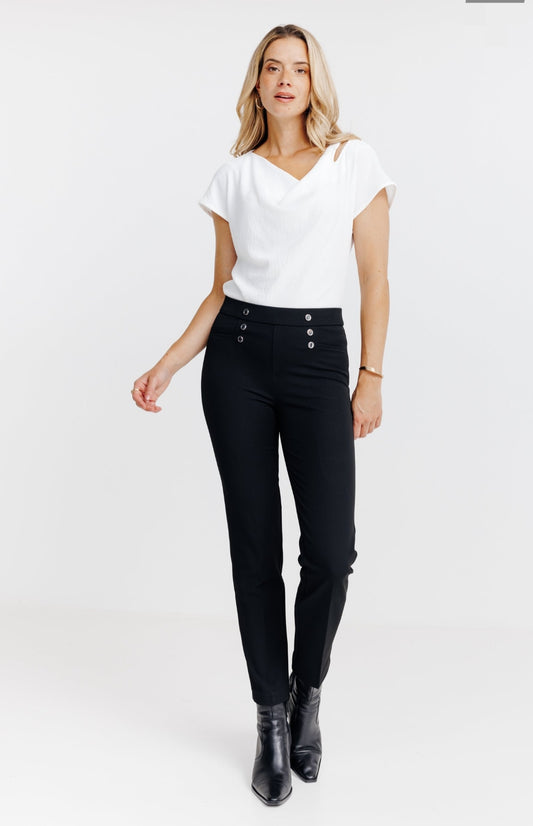 ARMAND THIERRY PANTALON EN LORENZO CEINTURE TREGGING